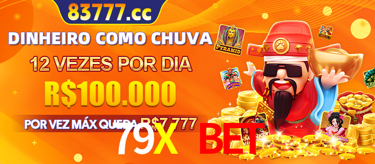 Banner do programa de recompensas Recomende para amigos do 79X BET, detalhando os bônus por convidar amigos, com prêmios que chegam a R$288.888.